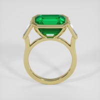 5.62 Ct. Emerald Ring, 18K Yellow Gold 3