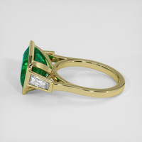 5.62 Ct. Emerald Ring, 18K Yellow Gold 4