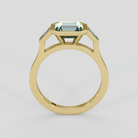 2.02 Ct. Bi Color Sapphire Ring, 18K Yellow Gold 3