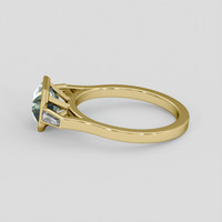 2.02 Ct. Bi Color Sapphire Ring, 18K Yellow Gold 4