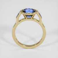2.20 Ct. Blue Sapphire Ring, 14K Yellow Gold 3