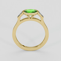 1.22 Ct. Tsavorite Garnet Ring, 18K Yellow Gold 3