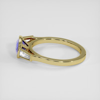 1.73 Ct. Violet Sapphire Ring, 18K Yellow Gold 4
