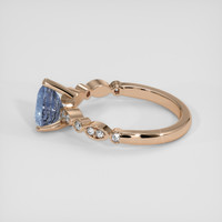2.18 Ct. Bi Color Sapphire Ring, 18K Rose Gold 4
