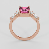 3.01 Ct. Pink Spinel Ring, 14K Rose Gold 3