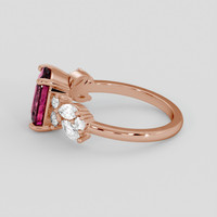 3.01 Ct. Pink Spinel Ring, 14K Rose Gold 4