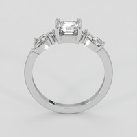 0.92 Ct. White Sapphire Ring, Silver 3