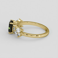1.69 Ct. Bi Color Sapphire Ring, 14K Yellow Gold 4
