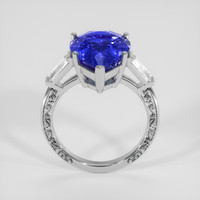10.15 Ct. Blue Sapphire Ring, 14K White Gold 3