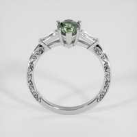 1.10 Ct. Bi Color Sapphire Ring, 14K White Gold 3