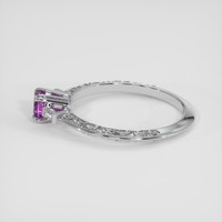 0.51 Ct. Pinkish Purple Sapphire Ring, Platinum 950 4