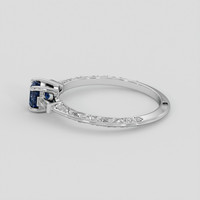 0.76 Ct. Bi Color Sapphire Ring, 14K White Gold 4