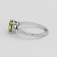1.78 Ct. Bi Color Sapphire Ring, 14K White Gold 4
