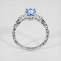 1.31 Ct. Blue Sapphire Ring, 18K White Gold 3