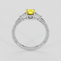 0.91 Ct. Bi Color Sapphire Ring, 18K White Gold 3