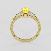 1.27 Ct. Bi Color Sapphire Ring, 14K Yellow Gold 3