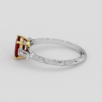 1.40 Ct. Ruby Ring, 14K Yellow & White 4
