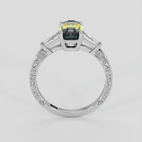 1.69 Ct. Bi Color Sapphire Ring, Platinum 950 3