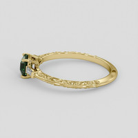 0.88 Ct. Bi Color Sapphire Ring, 10K Yellow Gold 4