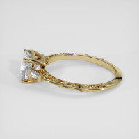1.90 Ct. White Zircon Ring, 14K Yellow Gold 4