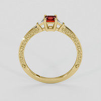 0.40 Ct. Ruby Ring, 14K Yellow Gold 3