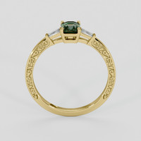 0.88 Ct. Bi Color Sapphire Ring, 18K Yellow Gold 3