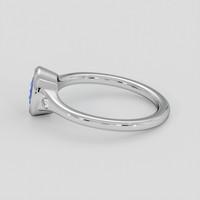 1.04 Ct. Blue Sapphire Ring, Platinum 950 4