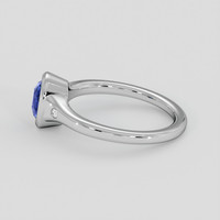 1.68 Ct. Blue Sapphire Ring, Platinum 950 4