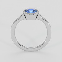 1.04 Ct. Blue Sapphire Ring, 10K White Gold 3