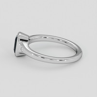 1.02 Ct. Green Sapphire Ring, 10K White Gold 4