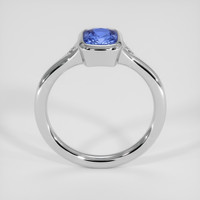 1.35 Ct. Blue Sapphire Ring, 14K White Gold 3