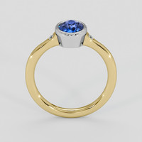 1.14 Ct. Blue Sapphire Ring, 18K White & Yellow 3