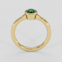 0.87 Ct. Green Sapphire Ring, 14K Yellow Gold 3