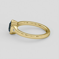 1.02 Ct. Bi Color / Parti Sapphire Ring, 14K Yellow Gold 4