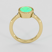1.68 Ct. Emerald Ring, 18K Yellow Gold 3