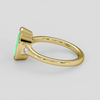 1.68 Ct. Emerald Ring, 18K Yellow Gold 4