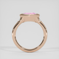 3.13 Ct. Pink Sapphire Ring, 14K Rose Gold 3