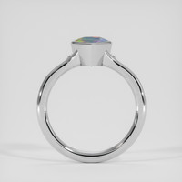 1.57 Ct. Multi Color Opal Ring, Silver 3