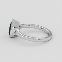 1.64 Ct. Bi Color / Parti Sapphire Ring, 10K White Gold 4