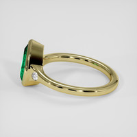 1.84 Ct. Emerald Ring, 18K Yellow Gold 4