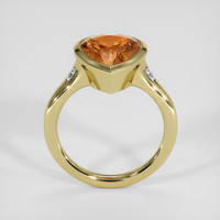 5.03 Ct. Bi Color Sapphire Ring, 18K Yellow Gold 3