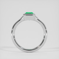 0.83 Ct. Emerald Ring, Silver 3