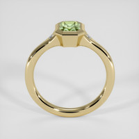 0.99 Ct. Yellowish Green Sapphire Ring, 14K Yellow Gold 3
