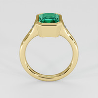 2.76 Ct. Emerald Ring, 18K Yellow Gold 3