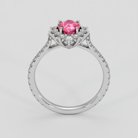 1.08 Ct. Padparadscha Sapphire Ring, 18K Yellow Gold 3