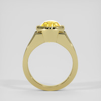 6.92 Ct. Yellow Sapphire Ring, 14K Yellow Gold 3