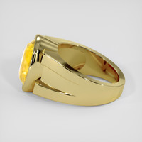 6.92 Ct. Yellow Sapphire Ring, 18K Yellow Gold 4