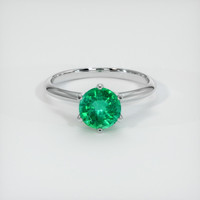 1.74 Ct. Emerald Ring, Platinum 950 1