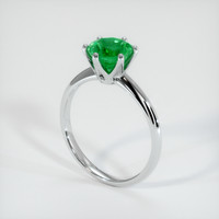 1.51 Ct. Emerald Ring, Platinum 950 2