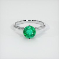 2.21 Ct. Emerald Ring, Platinum 950 1